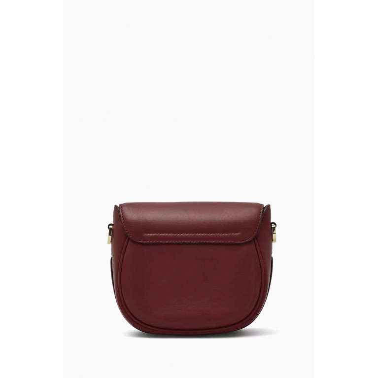 Marc Jacobs - The Small J Marc Saddle Bag in Leather Burgundy