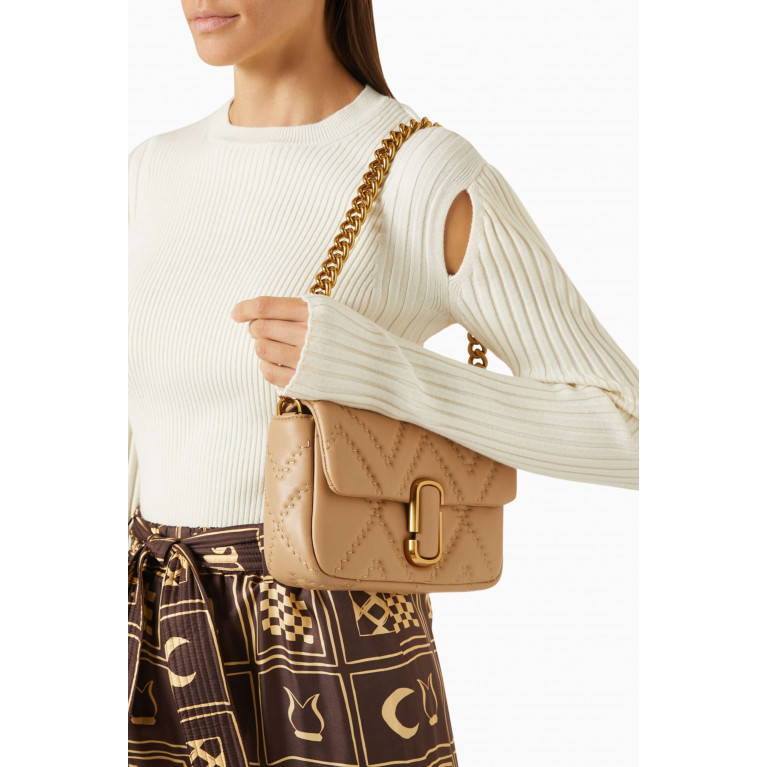 Marc Jacobs - The Small J Marc Shoulder Bag in Quilted Leather