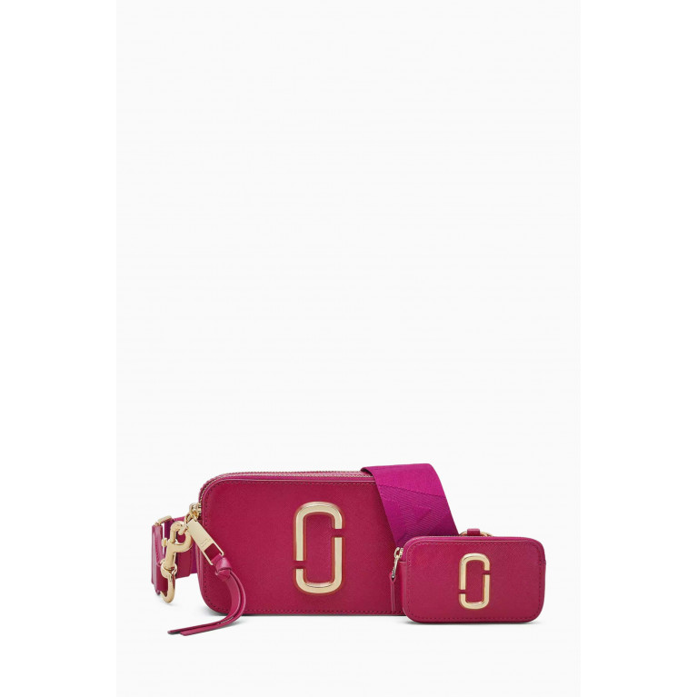 Marc Jacobs - The Utility Snapshot Crossbody Bag in Leather Pink