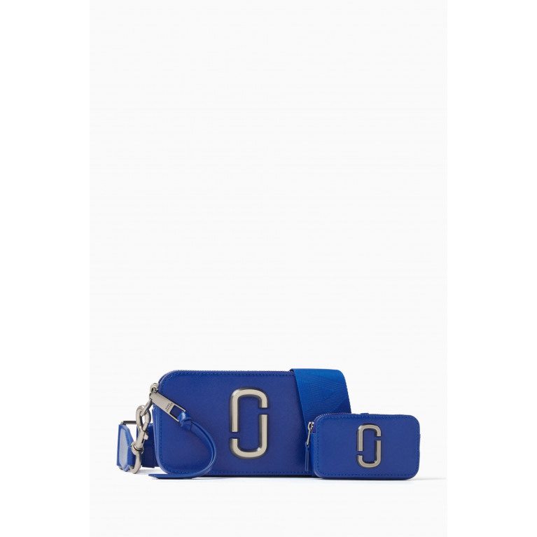 Marc Jacobs - The Utility Snapshot Crossbody Bag in Leather Blue