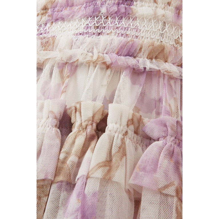 Needle & Thread - Wisteria Smocked Dress in Recycled Polyester