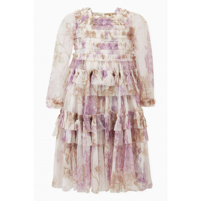Needle & Thread - Wisteria Smocked Dress in Recycled Polyester