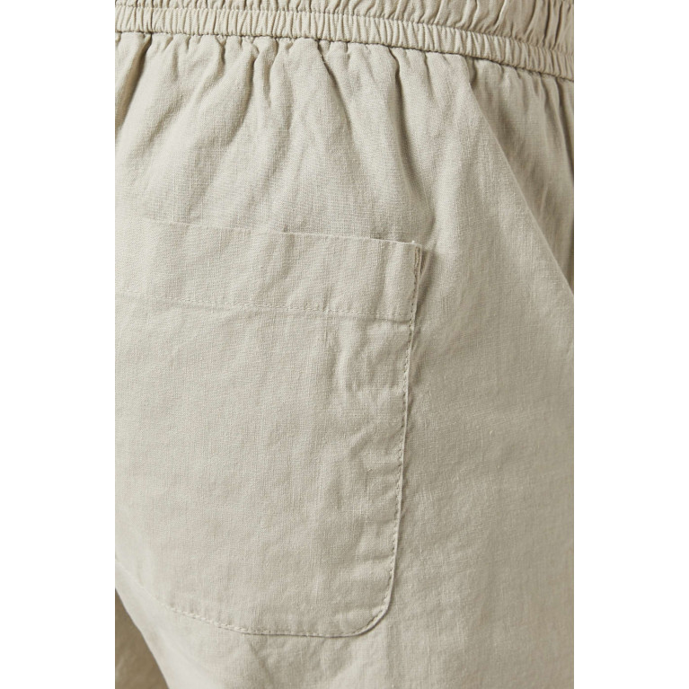 Frescobol Carioca - Sergio Shorts in Stretch Linen-cotton Blend