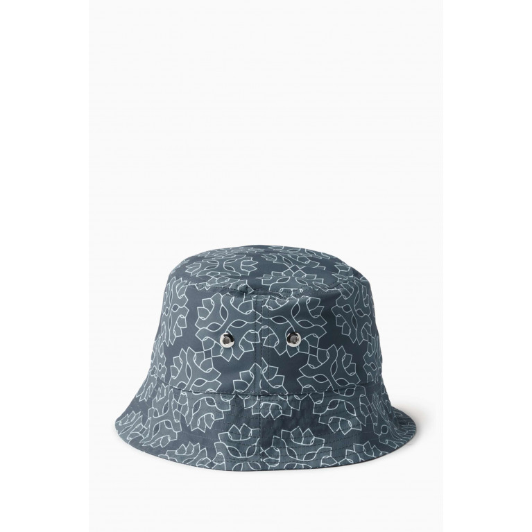 Frescobol Carioca - Leandro Medalhao-print Bucket Hat in Cotton-canvas
