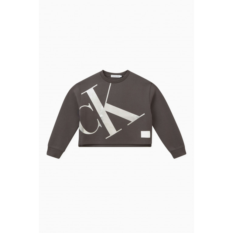Calvin Klein - Mercury Monogram Sweatshirt in Cotton-blend