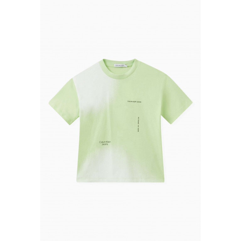 Calvin Klein - Spray Print T-shirt in Cotton-jersey