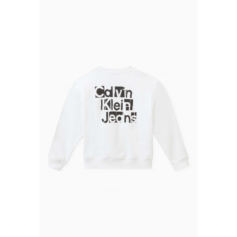 Calvin Klein - Logo Sweatshirt in Cotton