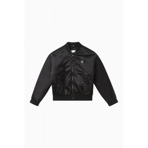 Calvin Klein - Logo-print Bomber Jacket in Nylon