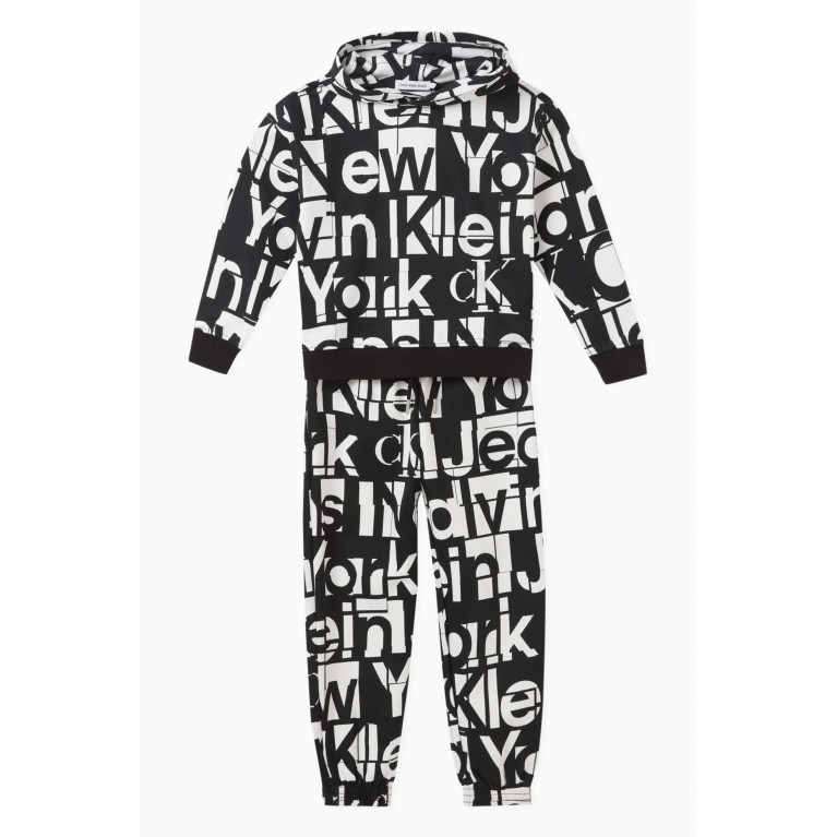 Calvin Klein - Graphic Logo Print Sweatpants in Cotton