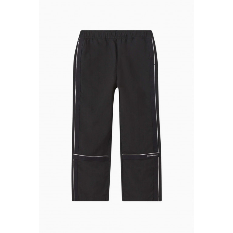 Calvin Klein - Logo-tape Straight Pants in Recycled Ripstop-nylon