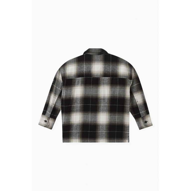Calvin Klein - Checkered Shirt in Cotton Flannel