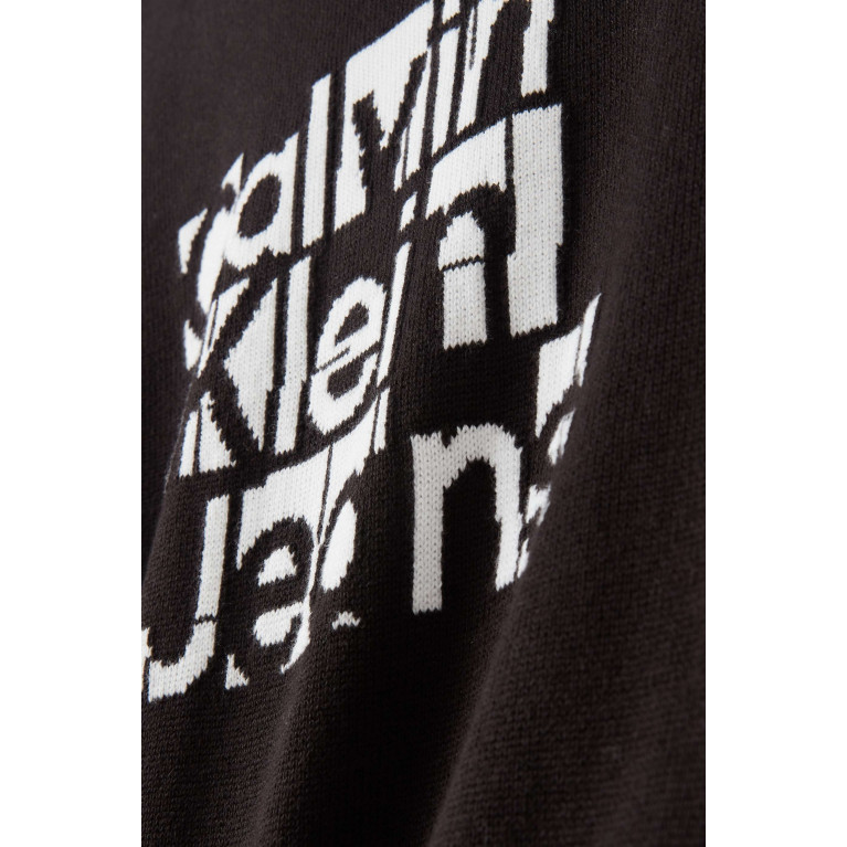 Calvin Klein - Graphic Logo Sweater in Cotton-knit