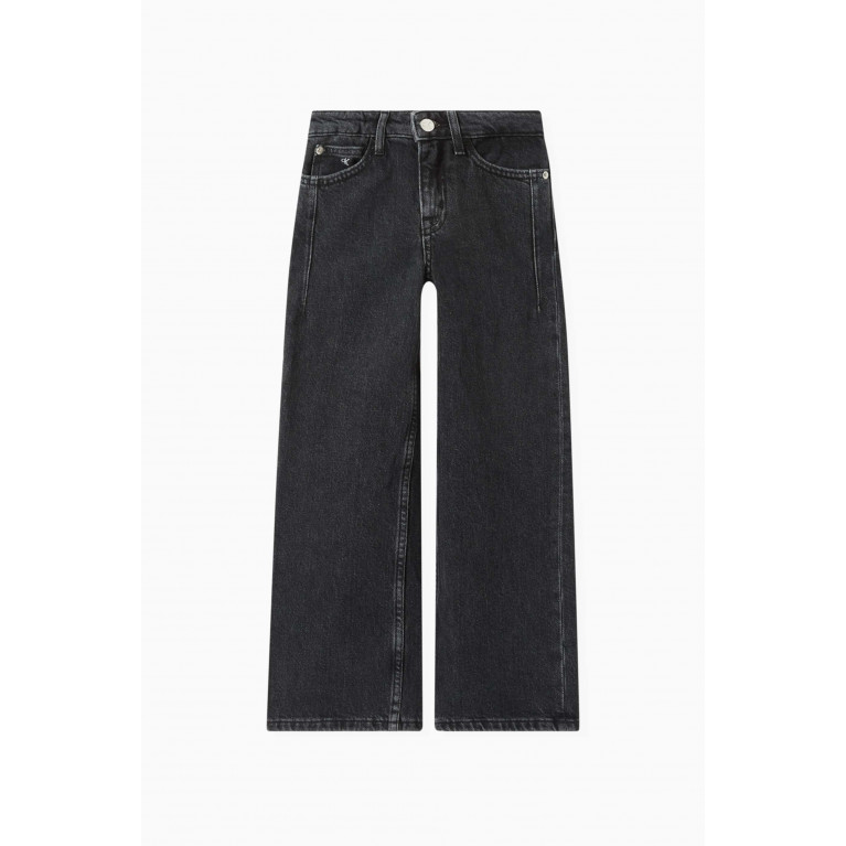 Calvin Klein - High-rise Wide-leg Jeans in Denim