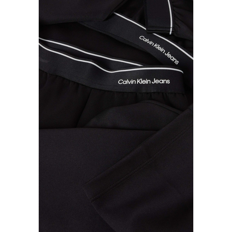 Calvin Klein - Logo Hoodie & Pants Set in Stretch Polyester