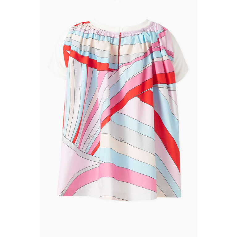 Emilio Pucci - Scarf-Detailing T-shirt in Cotton