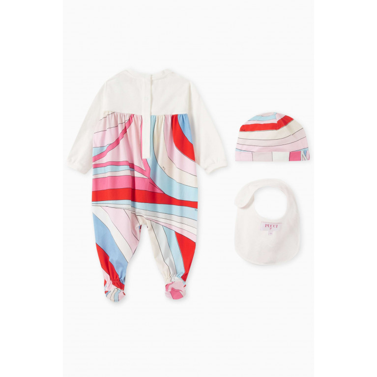 Emilio Pucci - Marmo Print Sleepsuit Set in Cotton