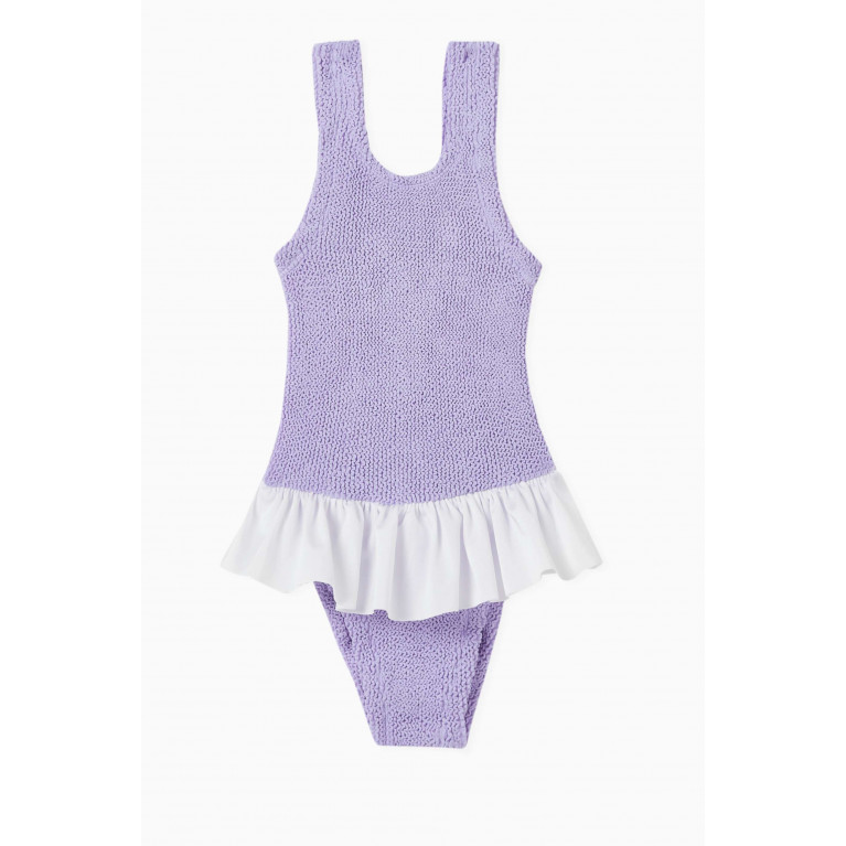 Hunza G - Denise One-piece Swimsuit Purple