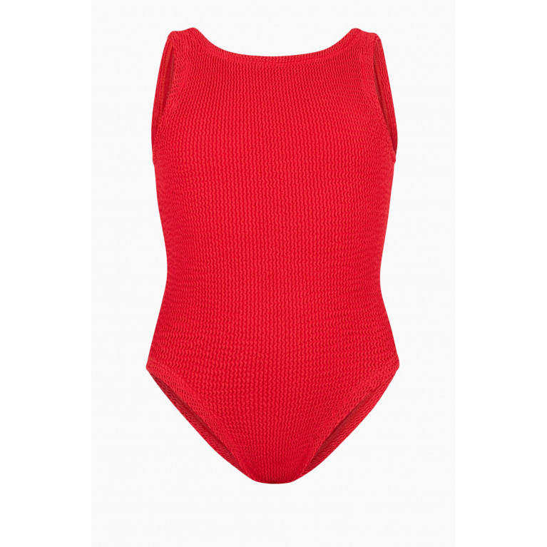 Hunza G - Classic One-piece Swimsuit in Original Crinkle