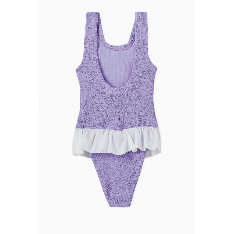Hunza G - Denise One-piece Swimsuit Purple