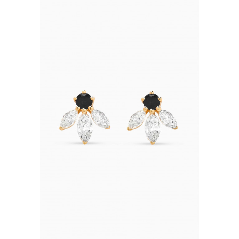 Fergus James - Pixie Wings Diamond Stud Earrings in 18kt Gold