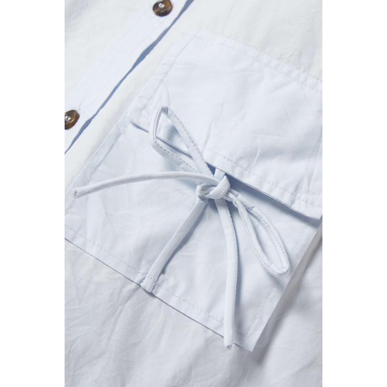 Ganni - Oversized Shirt in Cotton-poplin