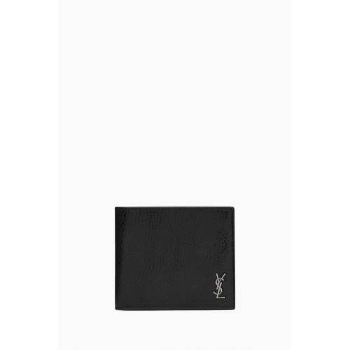 Saint Laurent - Tiny Cassandre East/West Wallet in Grained Leather