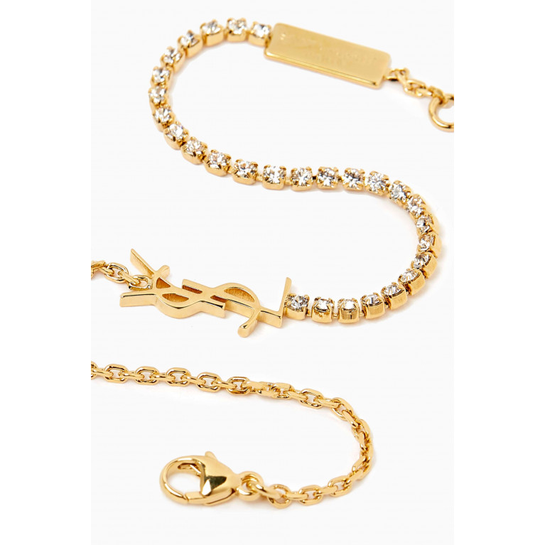Saint Laurent - Cassandre Charm Bracelet in Brass