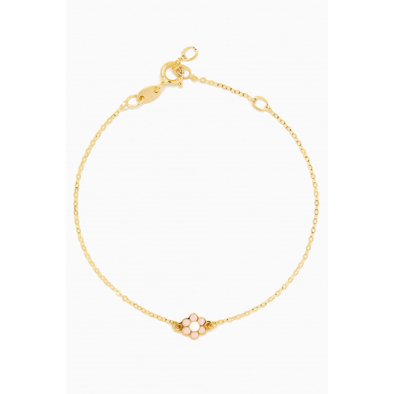 Damas - Ara Bella Flower Bracelet in 18kt Gold