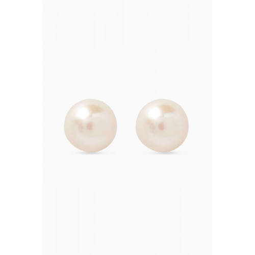 M's Gems - Aurora Pearl Stud Earrings in 18kt Gold