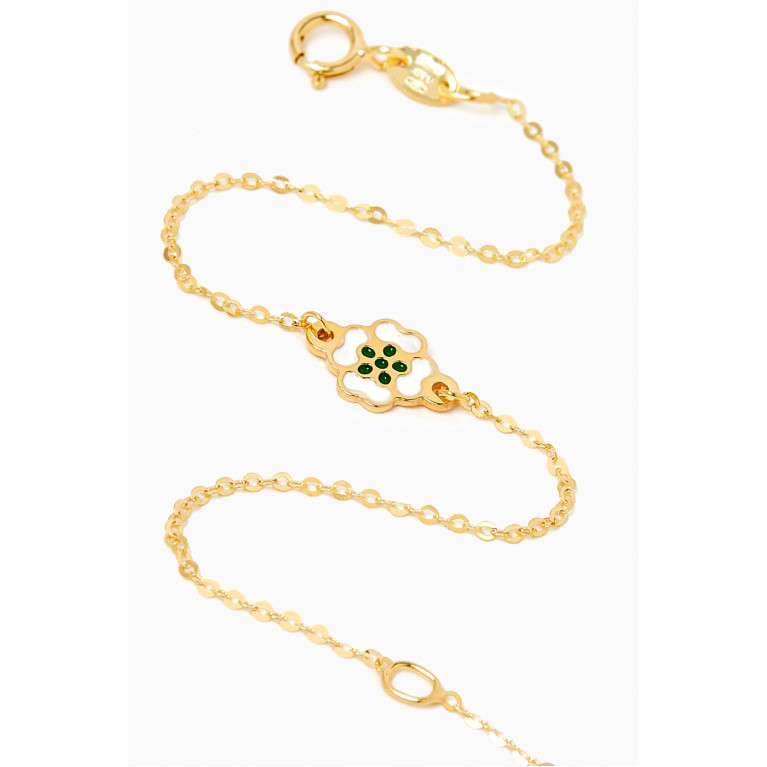 Damas - Ara Bella Clover Bracelet in 18kt Gold
