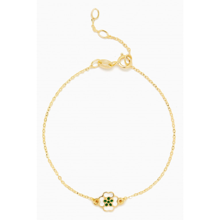 Damas - Ara Bella Clover Bracelet in 18kt Gold