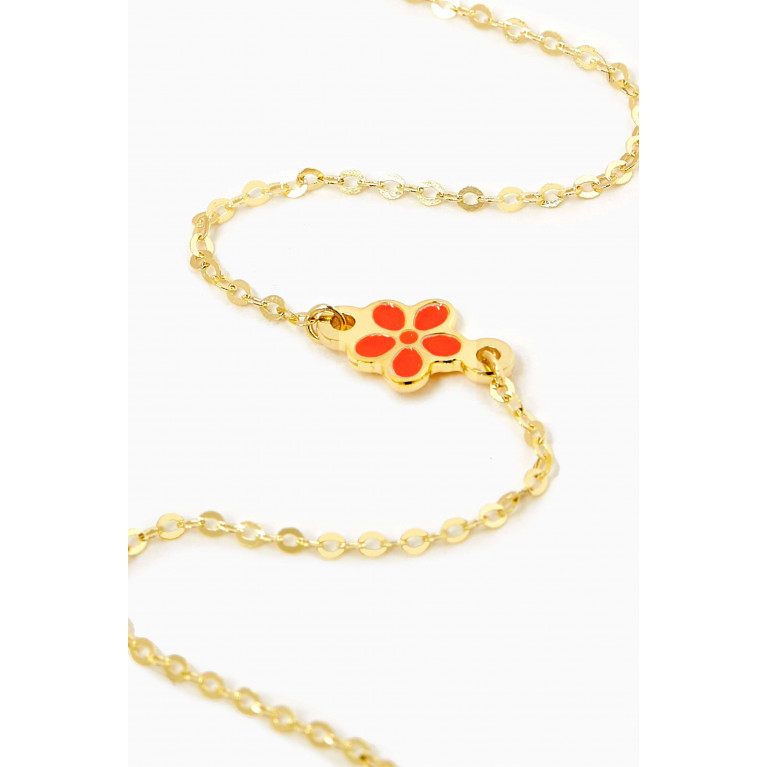 Damas - Ara Bella Jasmine Bracelet in 18kt Gold Orange