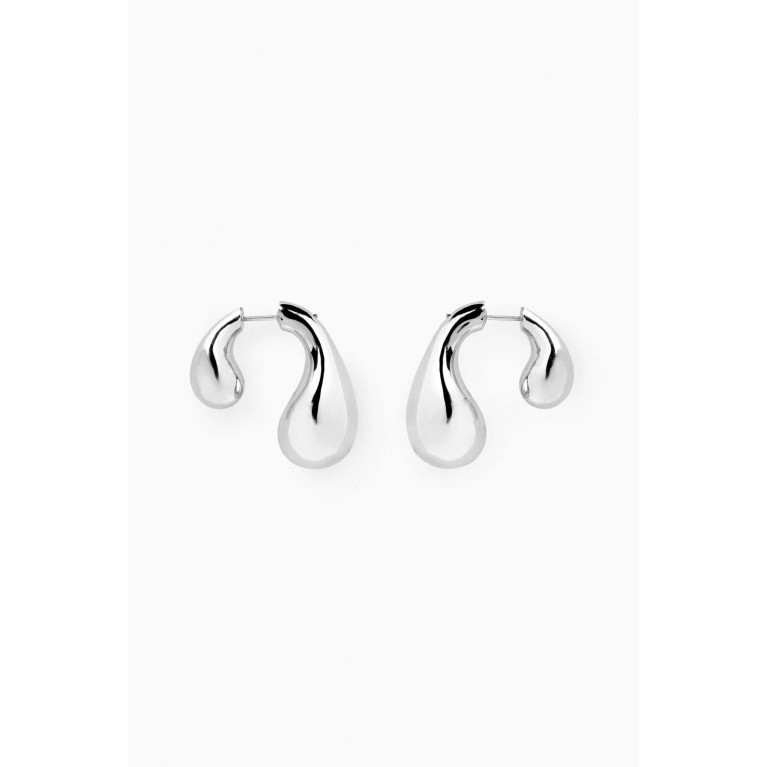 Bottega Veneta - Twist Drop Earrings in Sterling Silver