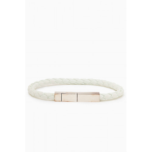 Bottega Veneta - Braid Clasp Bracelet in Leather