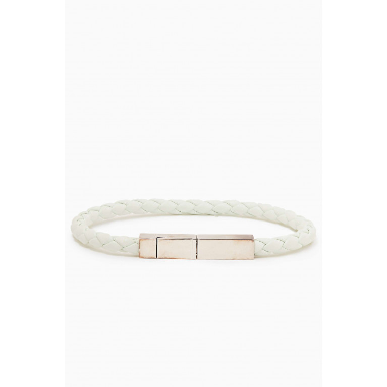 Bottega Veneta - Braid Clasp Bracelet in Leather
