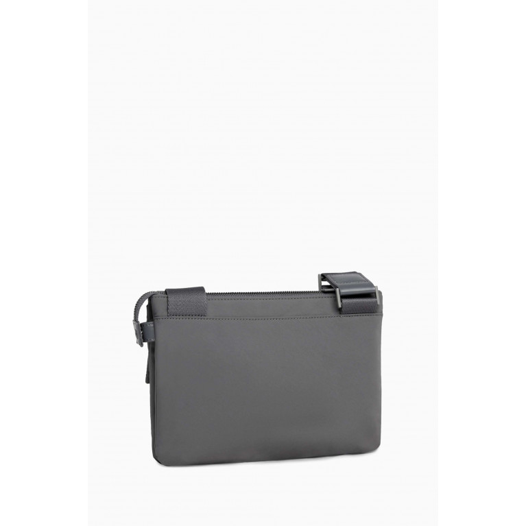 Calvin Klein - Faded Crossbody Bag in Synthetic Fabric Grey