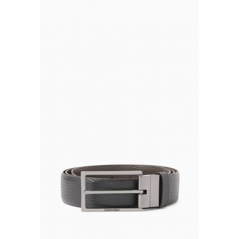 Calvin Klein - Logo Reversible Belt in Leather