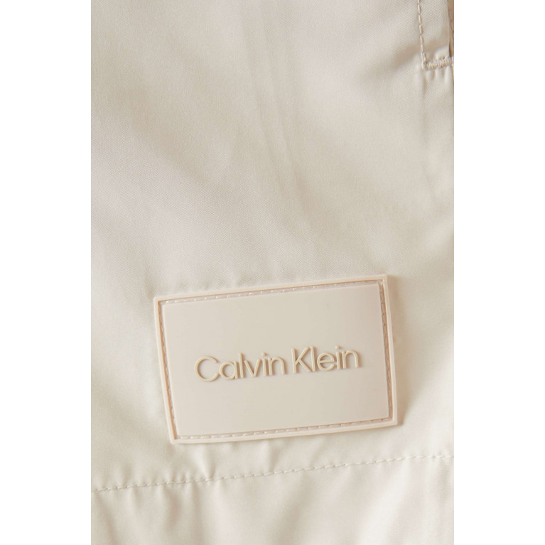 Calvin Klein - Double Waistband Drawstring Swim Shorts Neutral