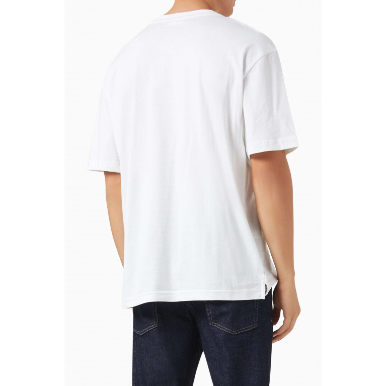 Calvin Klein - Graphic Print T-shirt in Cotton-jersey White