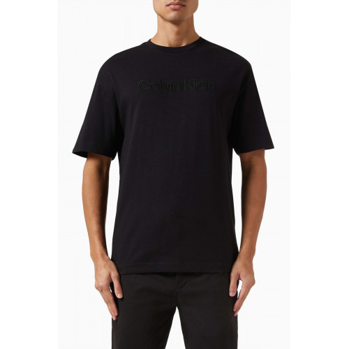 Calvin Klein - Logo T-shirt in Cotton Black