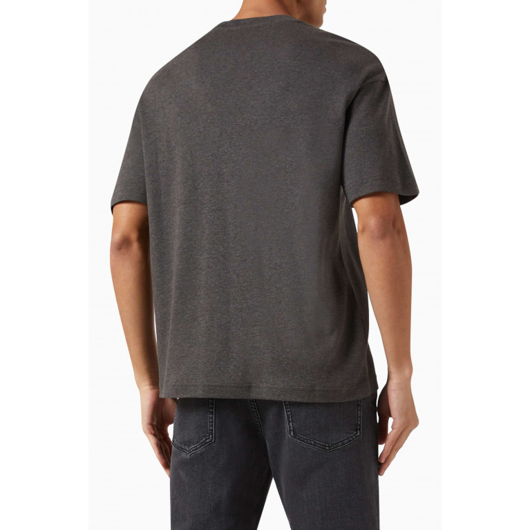 Calvin Klein - Embossed Logo T-shirt in Cotton Grey