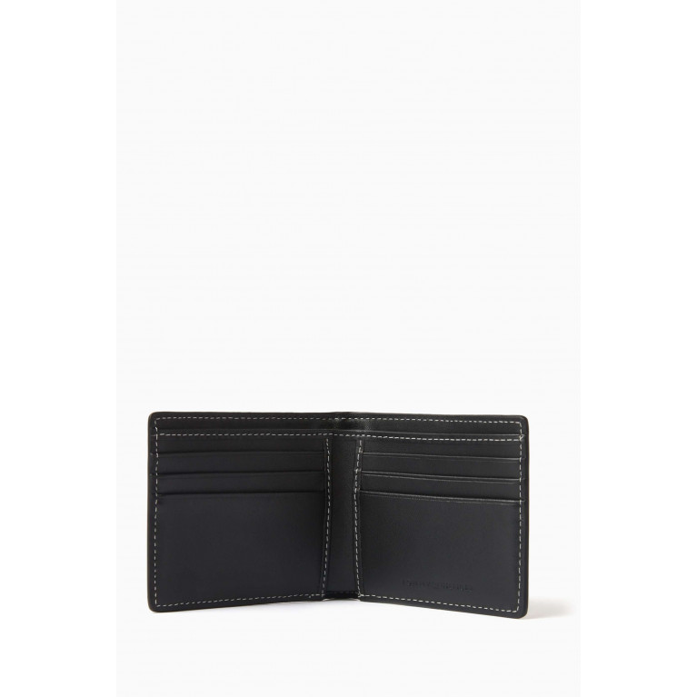 Tommy Hilfiger - Logo Bi-fold Wallet in Calf Leather