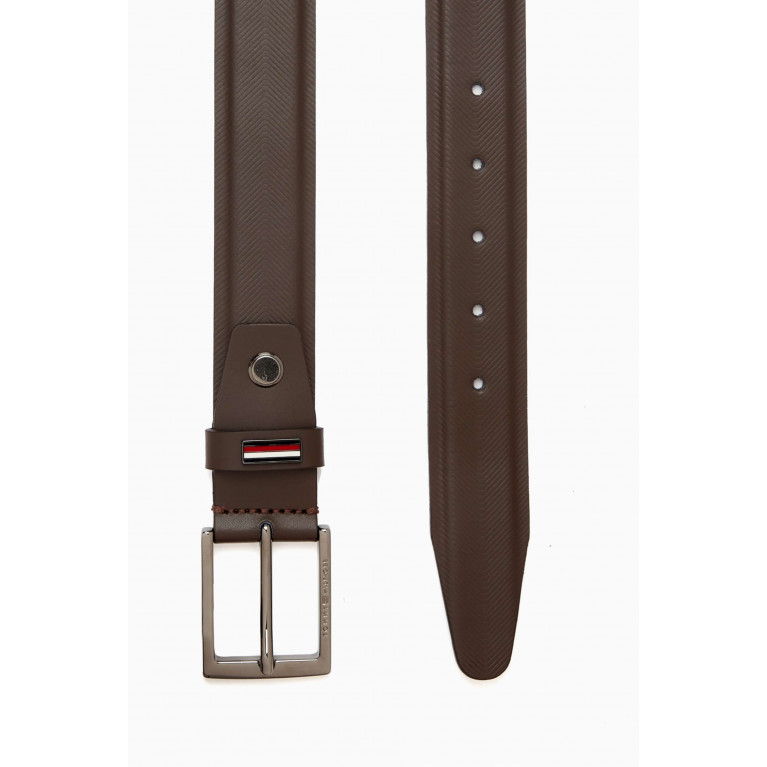 Tommy Hilfiger - Business Textured Belt in Leather