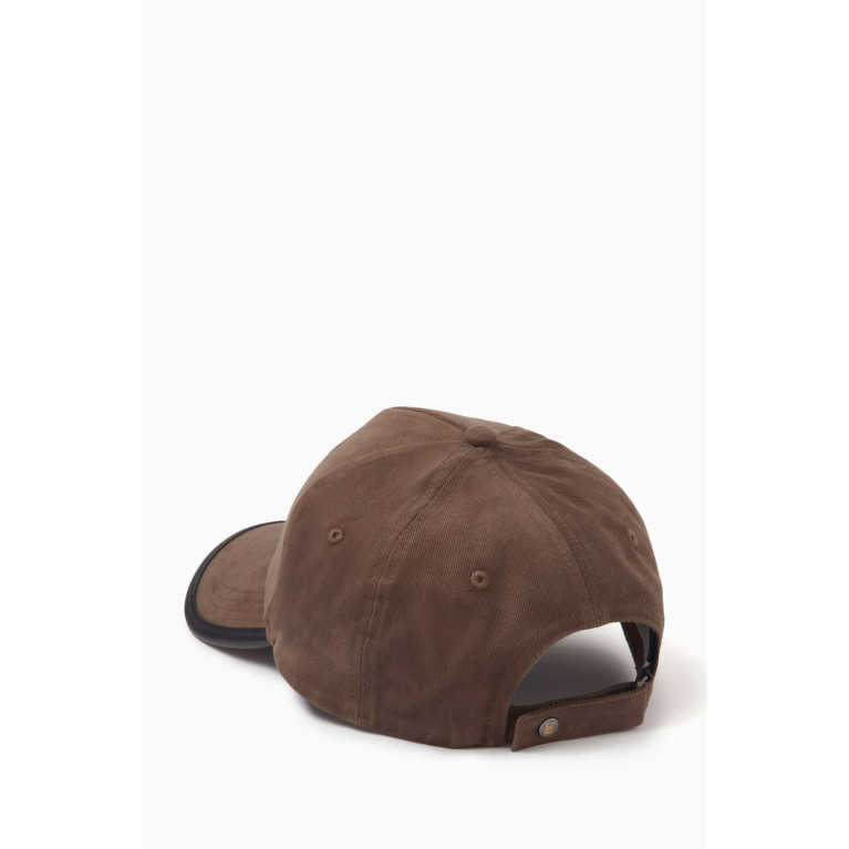Tommy Hilfiger - Monotype Stacked Logo Baseball Cap in Cotton Green