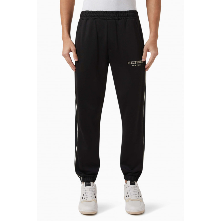 Tommy Hilfiger - Monotype Track Sweatpants in Stretch Cotton Blend
