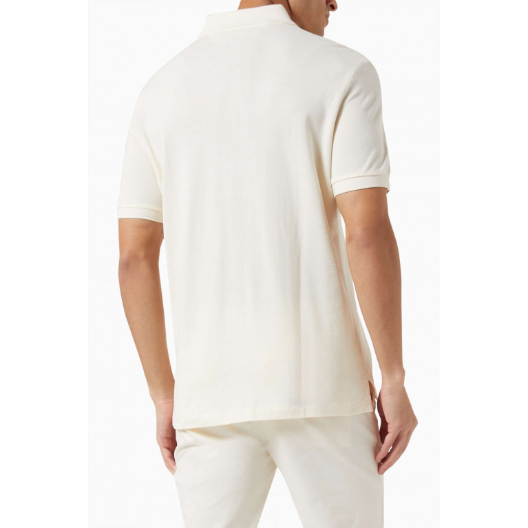 Tommy Hilfiger - Monotype NY Polo Shirt in Organic Cotton Pique Neutral