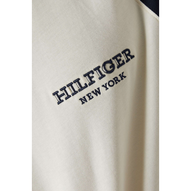 Tommy Hilfiger - Colourblocked Monotype T-shirt in Cotton Jersey