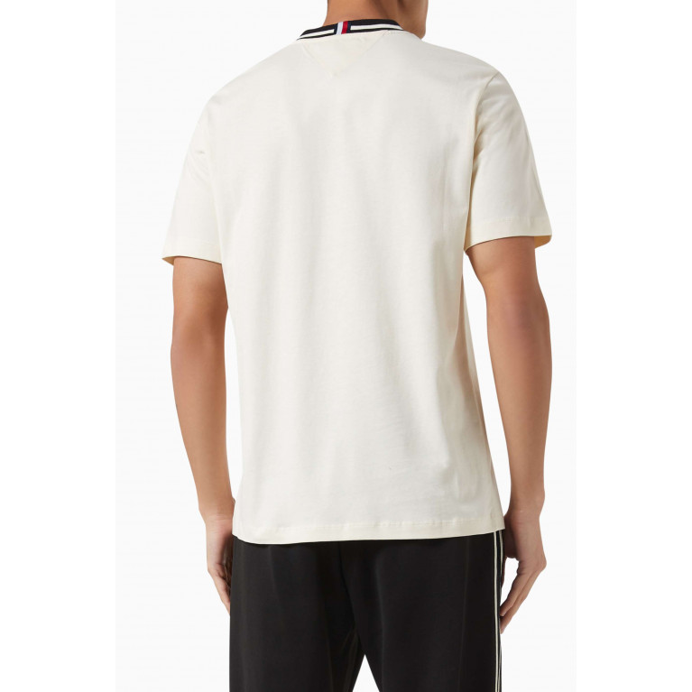 Tommy Hilfiger - Laurel Tipped T-shirt in Cotton-jersey Neutral