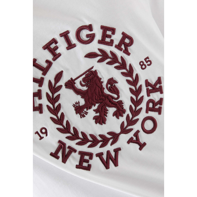 Tommy Hilfiger - Icon Crest T-shirt in Cotton Jersey White