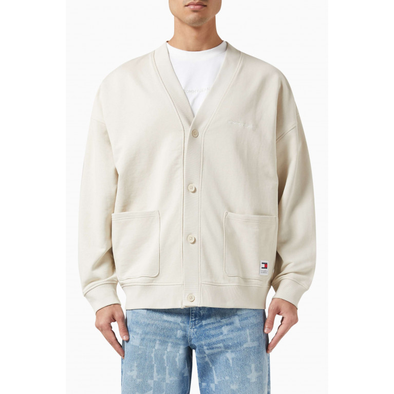 Tommy Jeans - Boxy S New Class Cardigan in Cotton